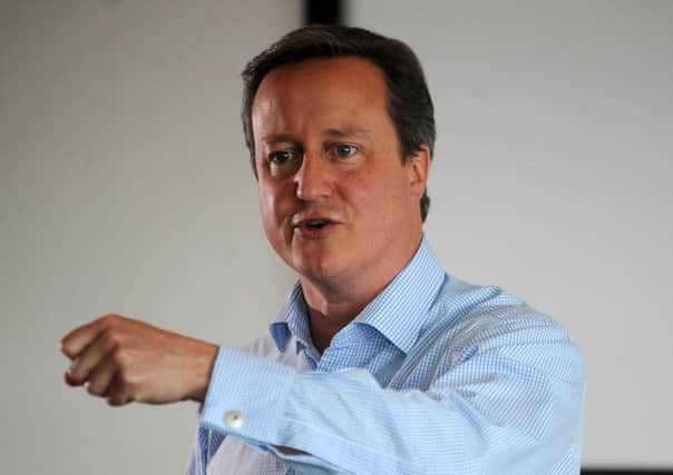 Prime Minister David Cameron at the Yorkshire Post Offices, Whitehall Road, Leeds..9th June 2016 ..Picture by Simon Hulme