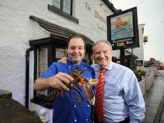 David Moss and his father Lewis Moss,