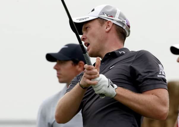 Masters champion Danny Willett watches a tee shot during the first round of the US Open at Oakmont (Picture: AP).