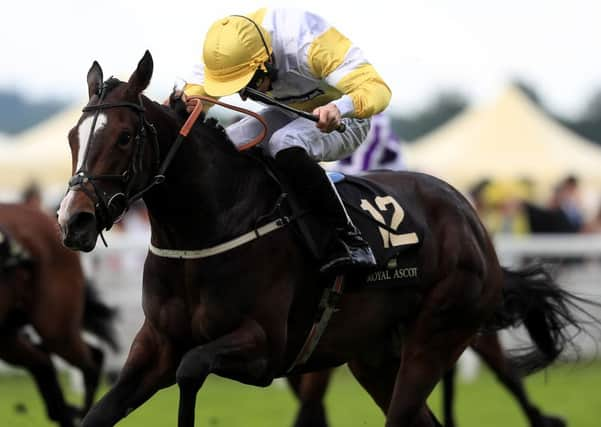 Quiet Reflection, ridden by Dougie Costello, on the way to winning the Commonwealth Cup during Royal Ascot (Picture: David Davies/PA Wire).