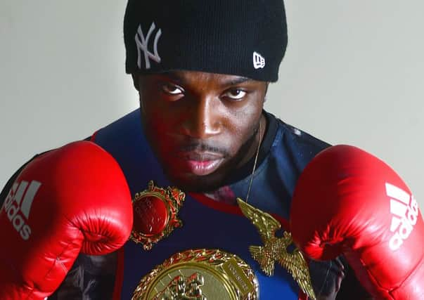 Sheffield boxer Jerome Blake. Picture Scott Merrylees