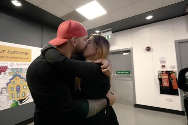 Kyri Tsikkini, 29, proposes to sweetheart Elena Raouna, 25, with the help of a flashmob after they returned from a romantic weekend in Paris. Picture: Ross Parry Agency