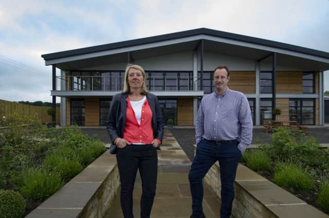 Samantha and Jamie Hart, owners of Bon Coeur Fine Wines, Melsonby, North Yorkshire.