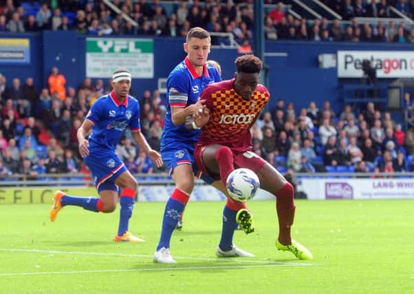 Oldham Athletic's James Wilson has been signed on a two-year deal by Sheffield United. Picture by Tony Johnson