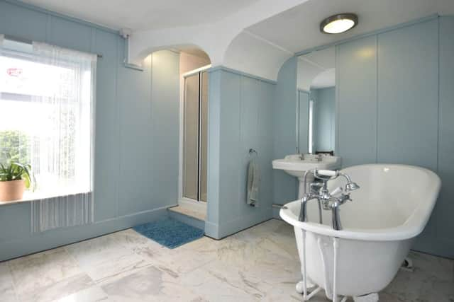 The recently modernised bathroom