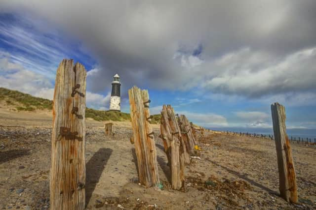 Spurn Point lighthouse. Credit: John Leigh, Sheffield