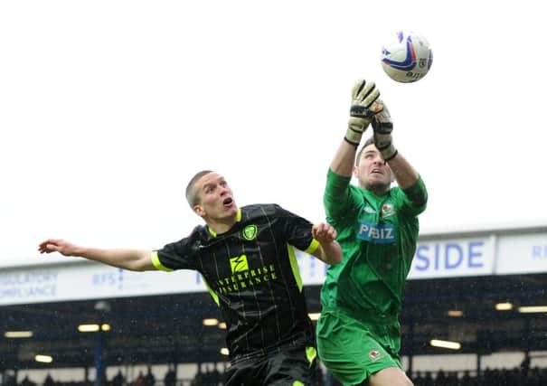 Jake Kean, playing for Blackburn Rovers against Leeds United, has joined Sheffield Wednesday.