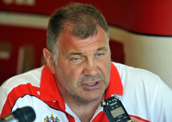 Wigan Warriors head coach Shaun Wane.