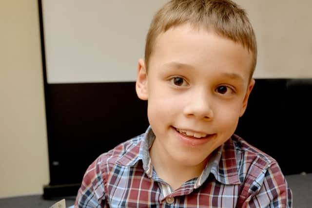 Worksop Guardian Community Awards 2015, Bailey Matthews is pictured with his award