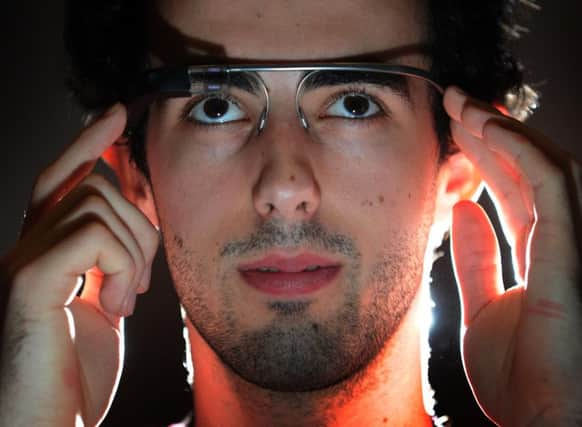 This year's Venturefest Yorkshire promises to be the biggest ever. This library photo shows Sam Heather with Google Glasses at Venturefest Yorkshire in 2014.....SH1001/190b... ..Picture by Simon Hulme