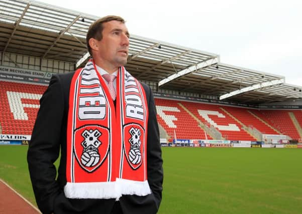 New Rotherham boss Alan Stubbs