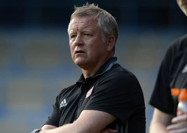 Sheffield United manager Chris Wilder