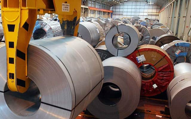 File photo of steel at a site near Wolverhampton    Photo: David Jones/PA Wire