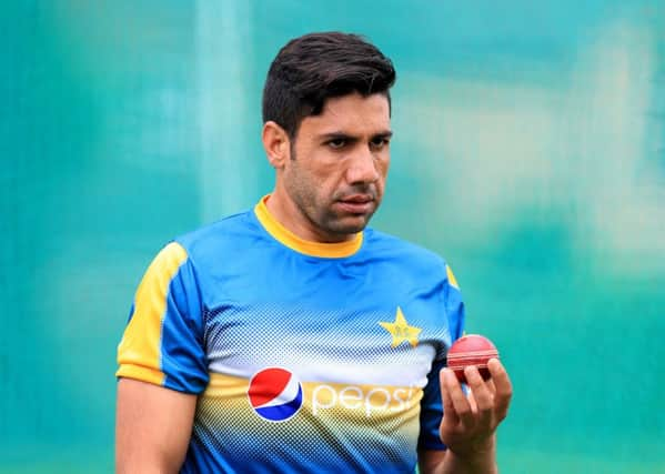 Pakistan's Imran Khan during the nets session at  Edgbaston, Birmingham.