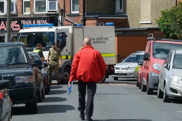 Around 40 homes have been evacuated in Oxford Street, Bridlington