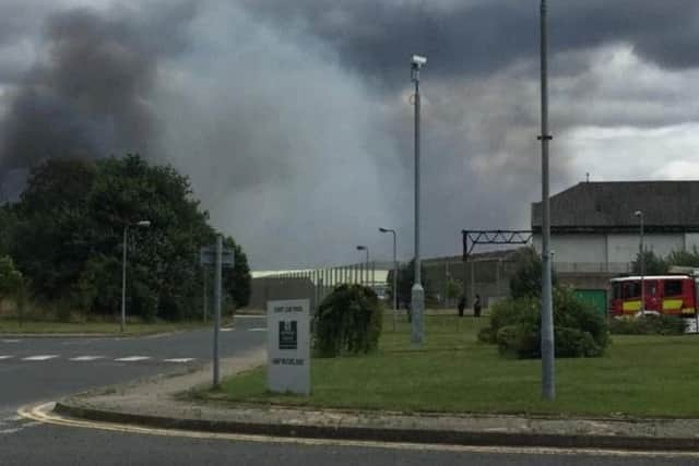 A major fire has broken out at HMP Lindholme. Picture: Lesley Pickersgill.