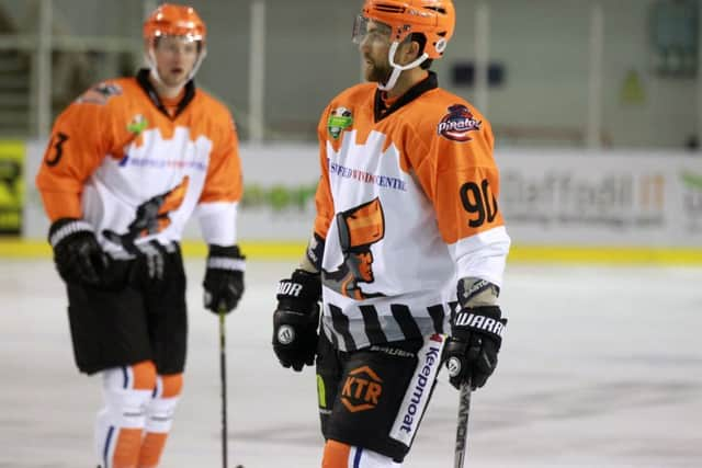 Sheffield Steelers' new forward, John Armstrong.