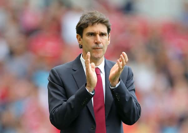 Middlesbrough manager Aitor Karanka