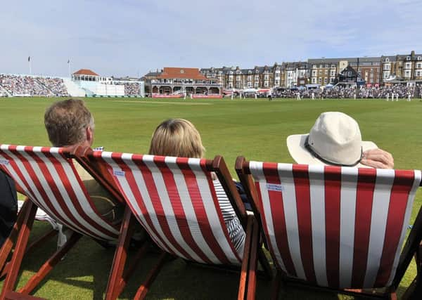 The Welcome to Yorkshire Scarborough Festival - one reason for the rise in staycations along Yorkshire's coast.