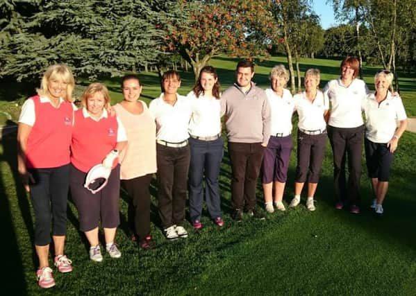 Howley Hall beat Rochdale 3-2 at home, l-r, are Alison Mowat, Gill Hood, Kerry Naylor, Joy Naylor, Abby Edson, Sam Maguire, Jean Jenkinson, Di Lessing, Becki O'Grady and Janet Roberts.