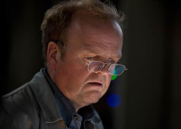 Pictured: Toby Jones as Dr. Simon Ziegler in the movie Morgan.