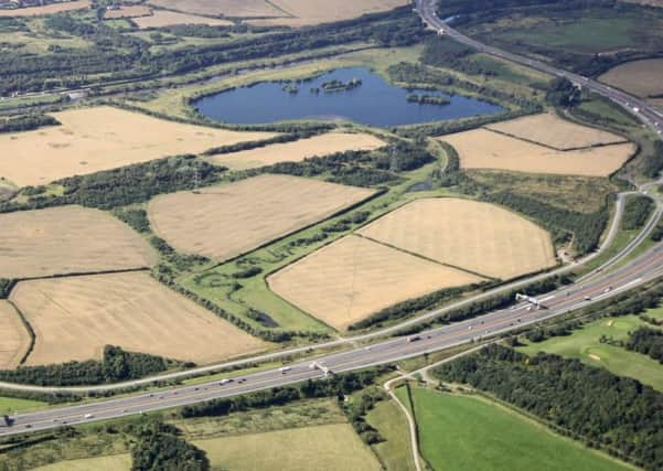 An aerial view of the Skelton Gate Site