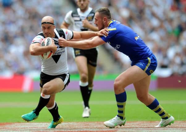 STAYING PUT: Hull's Danny Houghton.
 Picture: Jonathan Gawthorpe