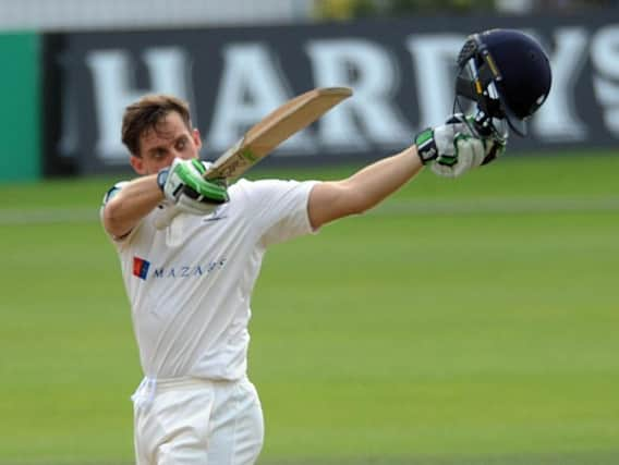 Jake Lehmann scored a battling century against Somerset