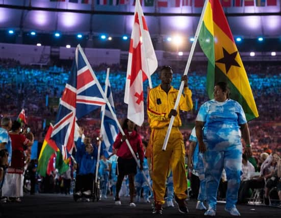 The closing ceremony during the eleventh day of the 2016 Rio Paralympic Games