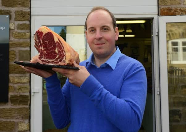 Noel Bramall of N Bramall & Son at his farm shop.  Pictures: Scott Merrylees