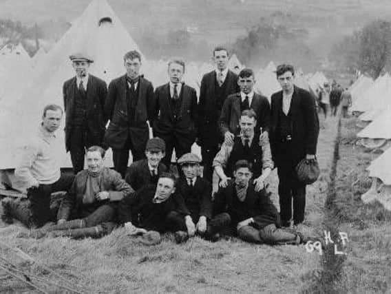 Leeds Pals pictured at Colsterdale