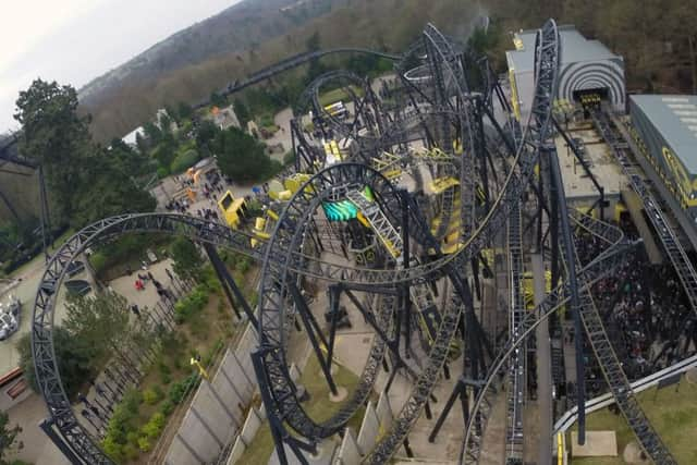 The Smiler ride at Alton Towers