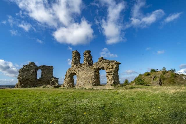 Graffiti on the ruins of Sandal Castle, Wakefield.