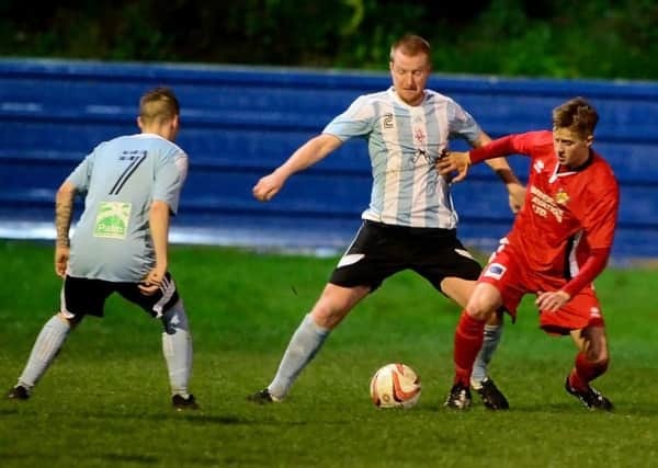 Bridlington Town's Joel Sutton scored the winner against Liversedge