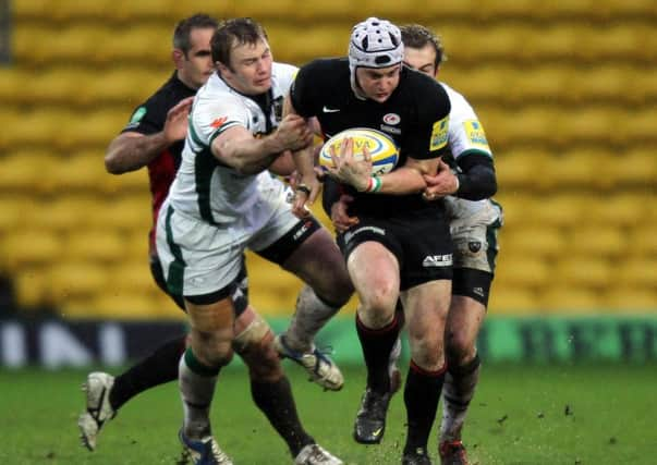 Andy Saull in his Saracens days