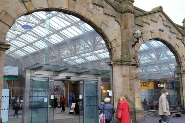 Sheffield railway station.