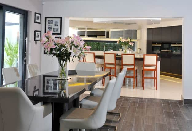 Jon and Kate Slattery

The dining area leads through to the kitchen by Harrogate-based Nest