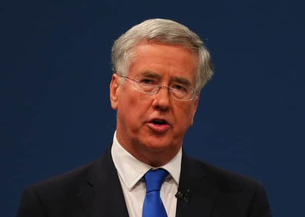 Defence Secretary Sir Michael Fallon