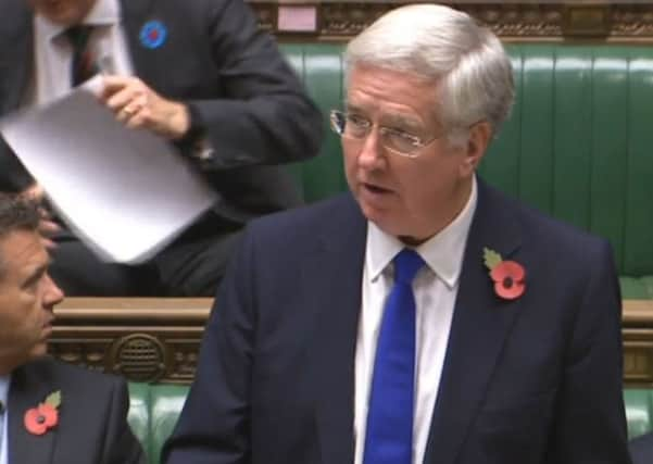 Defence Secretary Michael Fallon