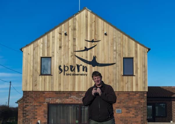 Ian Smith at Spurn.  Picture: James Hardisty