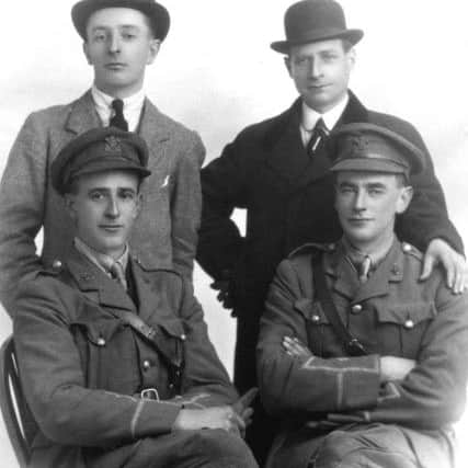 A photograph showing Second Lieutenant Leonard Tregaskis and his brother Lieutenant Arthur Tregaskis, who were both killed in Mametz Wood on July 7, 1916.   Picture: Imperial War Museums/PA Wire.