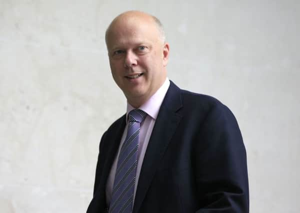 Transport Secretary Chris Grayling