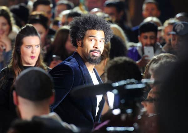 4 November 2015 .......  MOBO Awards at Leeds Arena. Picture Tony Johnson
David Haye