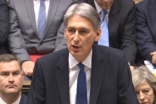 Chancellor Philip Hammond delivers his Autumn Statement in the House of Commons