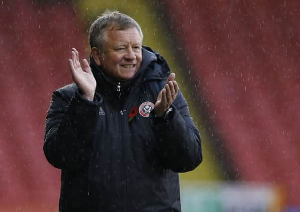 Sheffield United manager Chris Wilder (Picture: Simon Bellis/Sportimage).