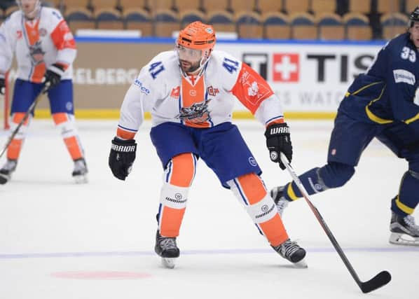 Guillaume Desbiens - scored twice in the Challenge Cup quarter-final first leg in Edinburgh. Picture: Dean Woolley.