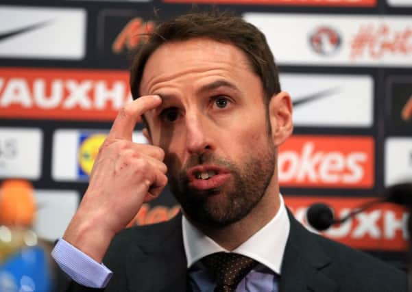 New England manager Gareth Southgate during a press conference at Wembley Stadium, London (Photo: PA)