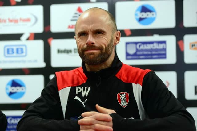 STANDING IN: Rotherham United's caretaker manager, Paul Warne. Picture: Scott Merrylees