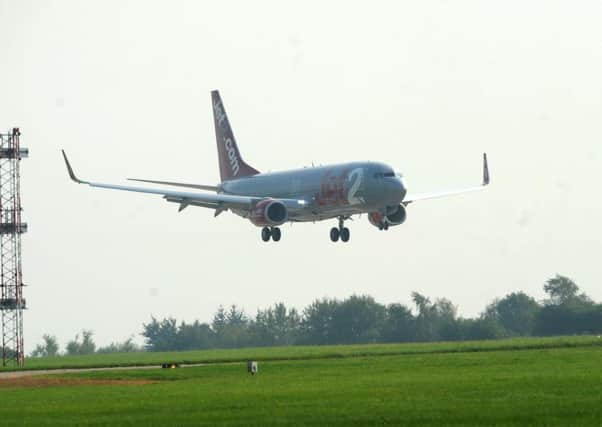 The incident happened on a Jet2 flight from Leeds Bradford Airport