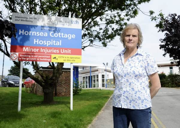 June Barton, of the Hornsea Cottage Hospital League of Friends.